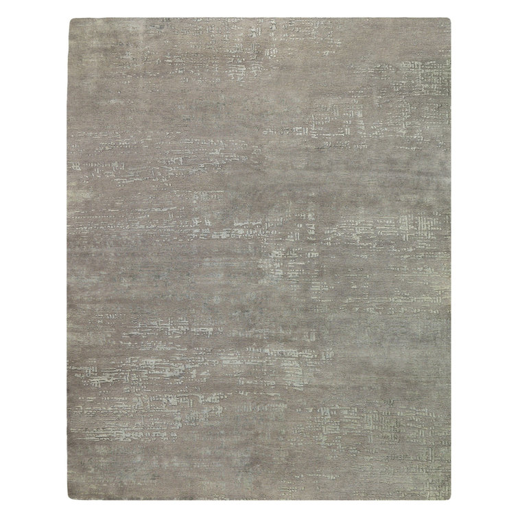 Tufenkian Burlap HandKnotted Gray/Silver Area Rug Perigold